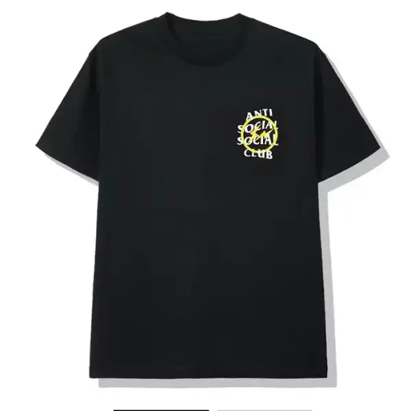 Anti Social Social Club x Fragment Yellow Bolt Tee