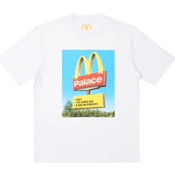 Palace x McDonald's Sign T-shirt White