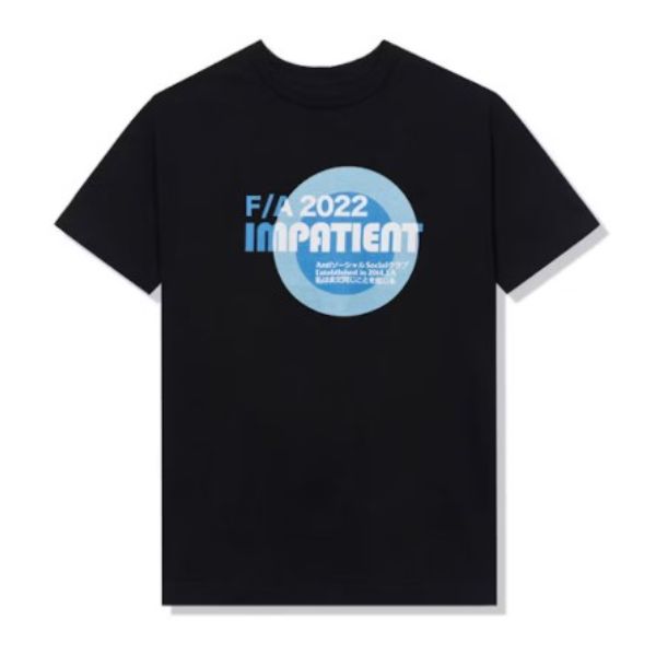 Anti Social Social Club Impatient Tee Black