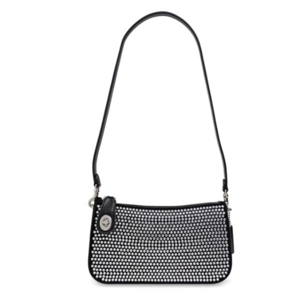Coach Penn Embellished Shoulder Bag