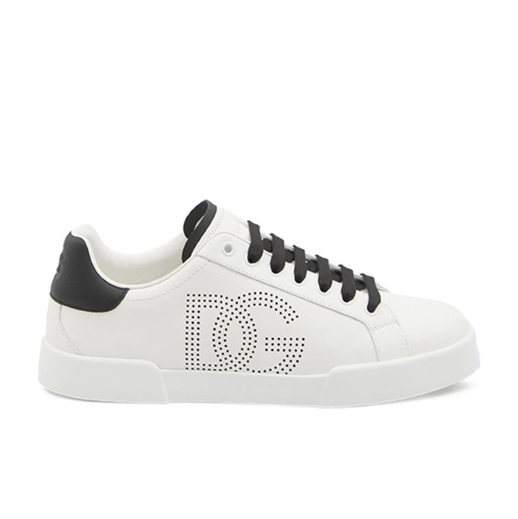 Dolce & Gabbana Portofino Perforated Blanco con negro
