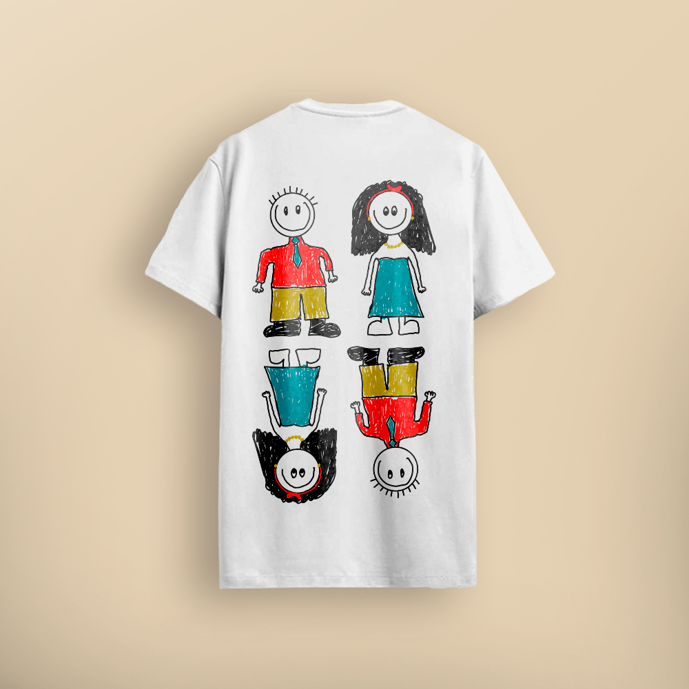 Tee shirt oversized fit "BOY & GIRL"