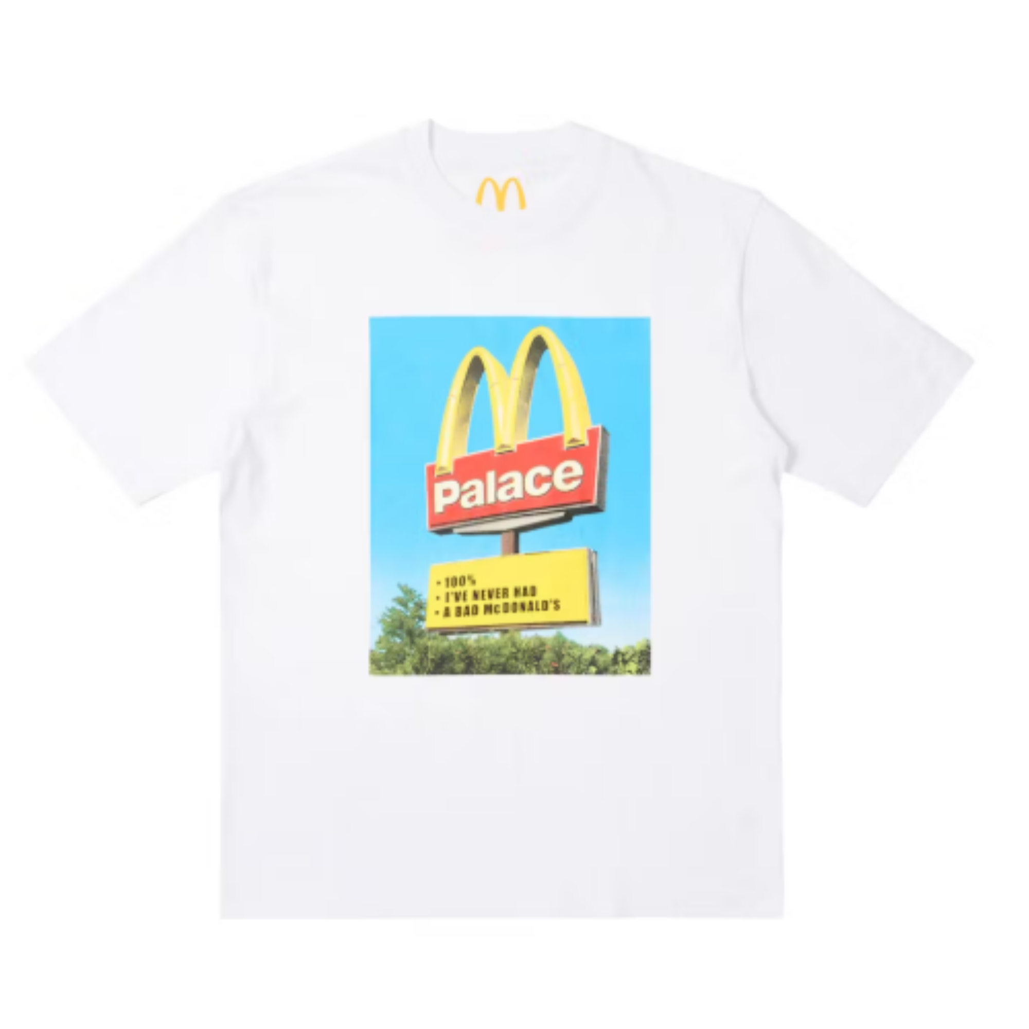 PALACE x McDonald's SIGN -White