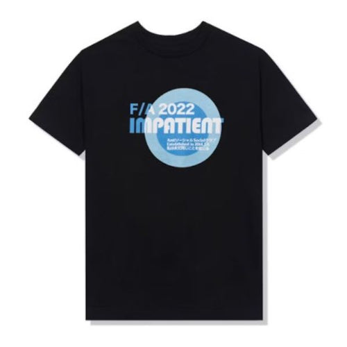 Anti Social Social Club Impatient Tee Black