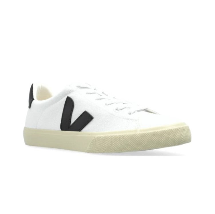Veja Campo Clasico Canvas (White/Black)