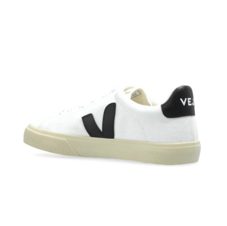 Veja Campo Clasico Canvas (White/Black)