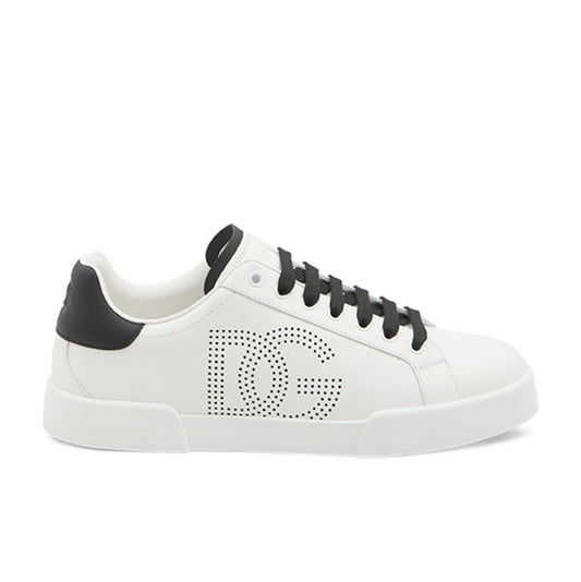Dolce & Gabbana Portofino Perforated Blanco con negro