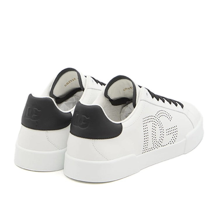 Dolce & Gabbana Portofino Perforated Blanco con negro