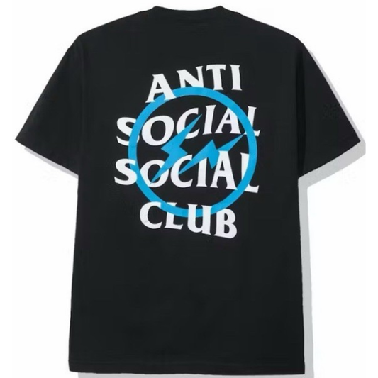 Anti Social Social Club x Fragment Blue Bolt Tee