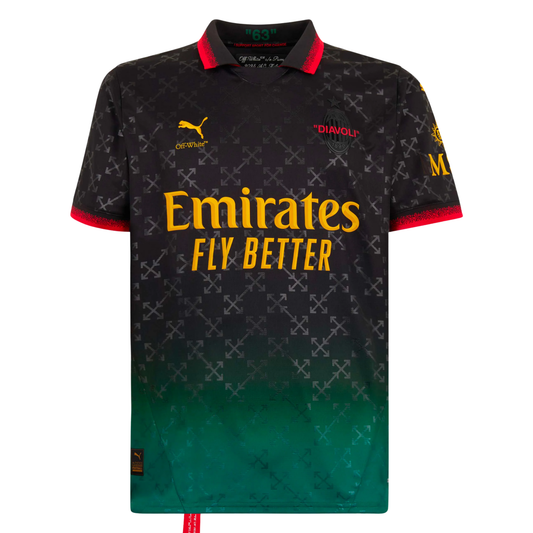 AC Milan x Puma x Off White Black Jersey