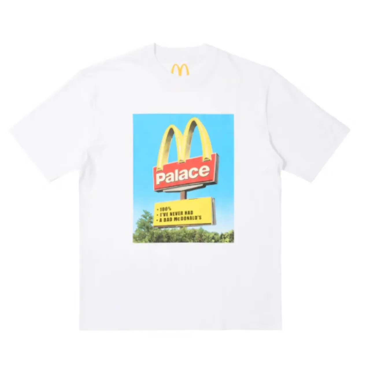 Palace x McDonald's SIGN -White, foto 1