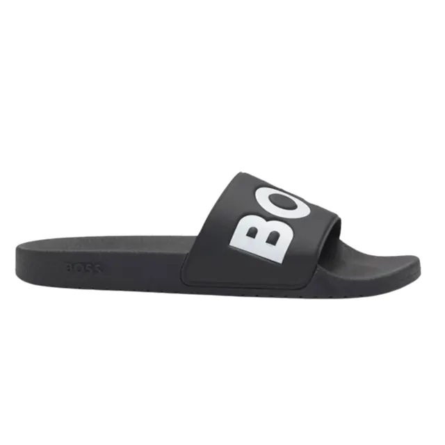 Yeezy Slides Hugo Boss Black